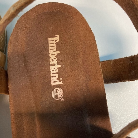 TIMBERLAND Sz 9.5 Malibu Waves Double Strap Leather  Sandals - Picture 6 of 15